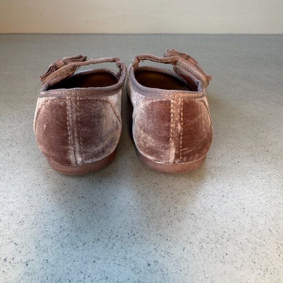 Elephantito Velvet Bow Mary Janes – Dusty Rose Size 12/EU 29 - Picture 5 of 7